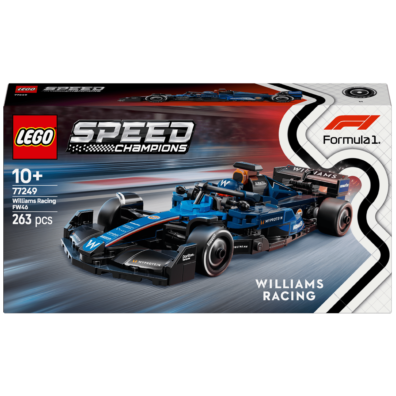 Apresentamos Lego Speed Champions Carro de Corrida Williams Racing FW46 F1 com o SKU 667724925 recomendado para + 10 anos