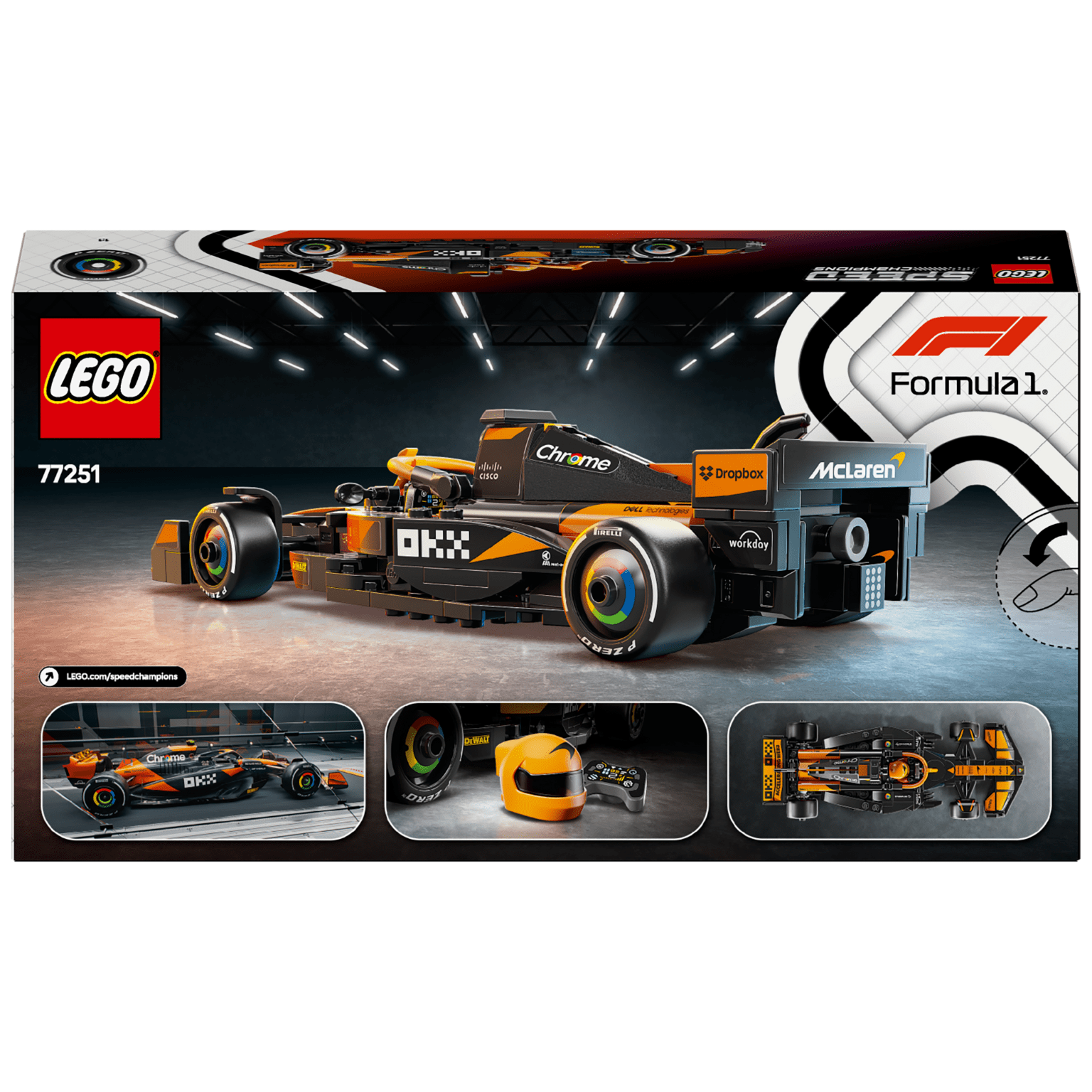 Apresentamos Lego Speed Champions Carro de Corrida McLaren F1® Team MCL38 com o SKU 667725125 recomendado para + 10 anos