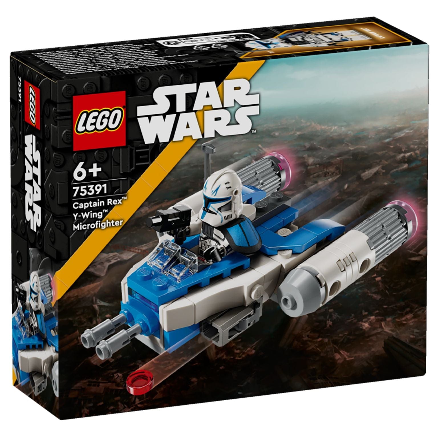 Apresentamos Lego Star Wars - Microfigher Y-Wing do Capitão Rex com o SKU 667539125 recomendado para + 6 anos