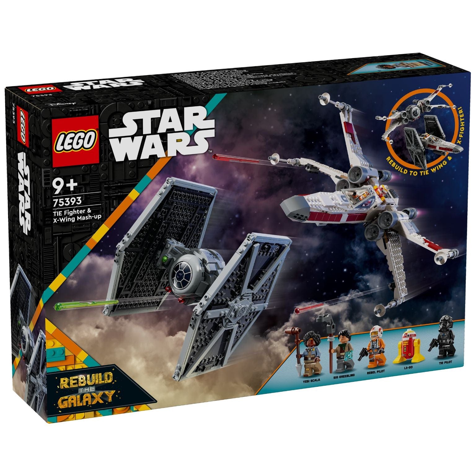 Apresentamos Lego Star Wars - Combinação de TIE Fighter e X-Wing com o SKU 667539324 recomendado para + 9 anos
