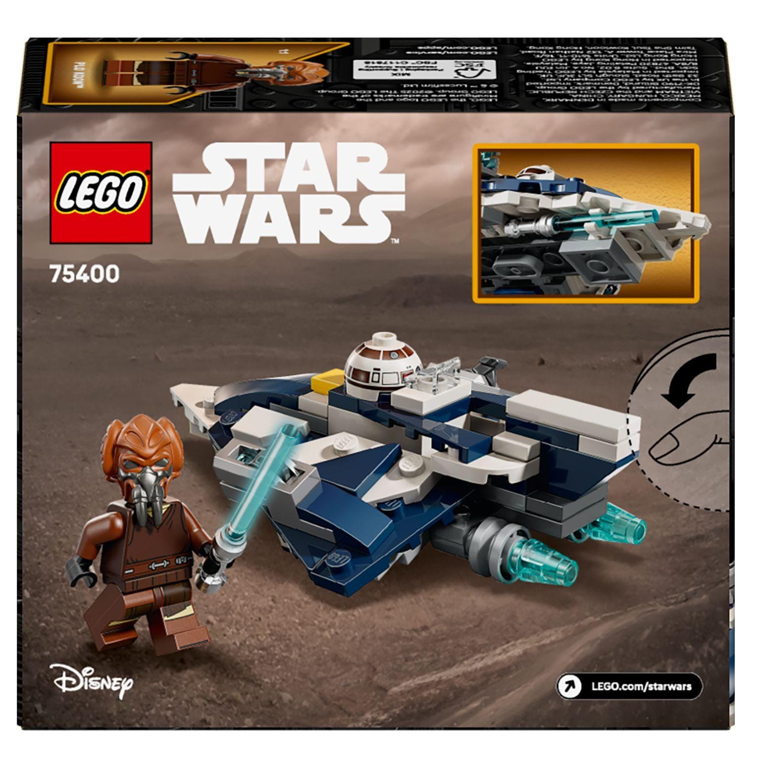 Apresentamos Lego Star Wars - Microfighter do caça estelar Jedi de Plo Koon com o SKU 667540025 recomendado para + 6 anos