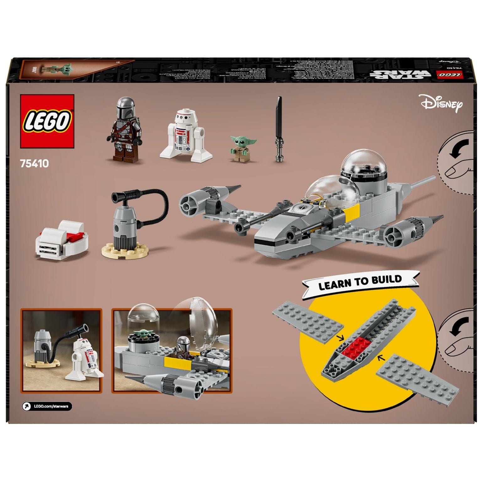 Apresentamos Lego Star Wars Starfighter N-1 de Mando e Grogu com o SKU 667541025 recomendado para + 4 anos