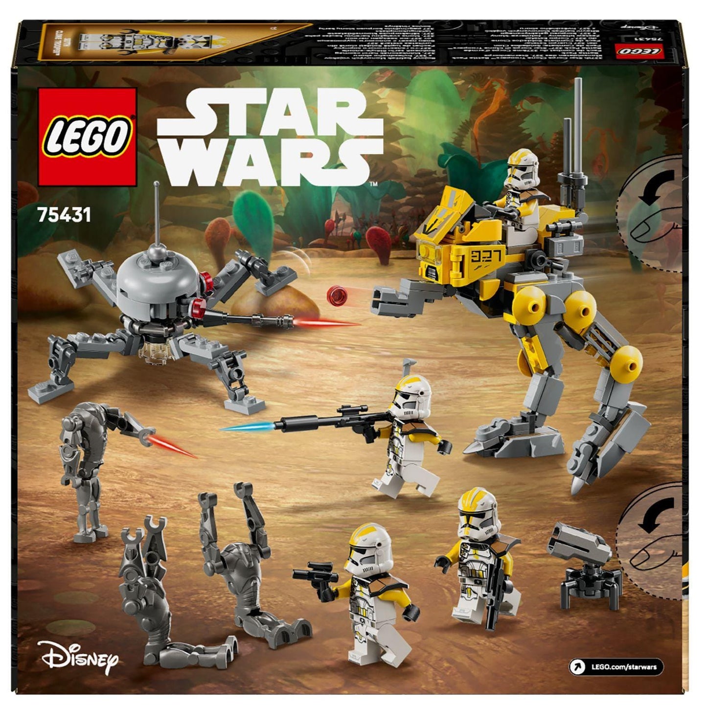 Apresentamos Lego Star Wars - Pack de Combate Soldados Clone do 327.º Corpo Estelar com o SKU 667543125 recomendado para + 7 anos