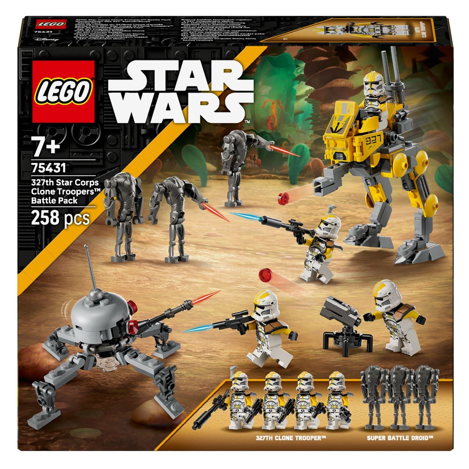 Apresentamos Lego Star Wars - Pack de Combate Soldados Clone do 327.º Corpo Estelar com o SKU 667543125 recomendado para + 7 anos