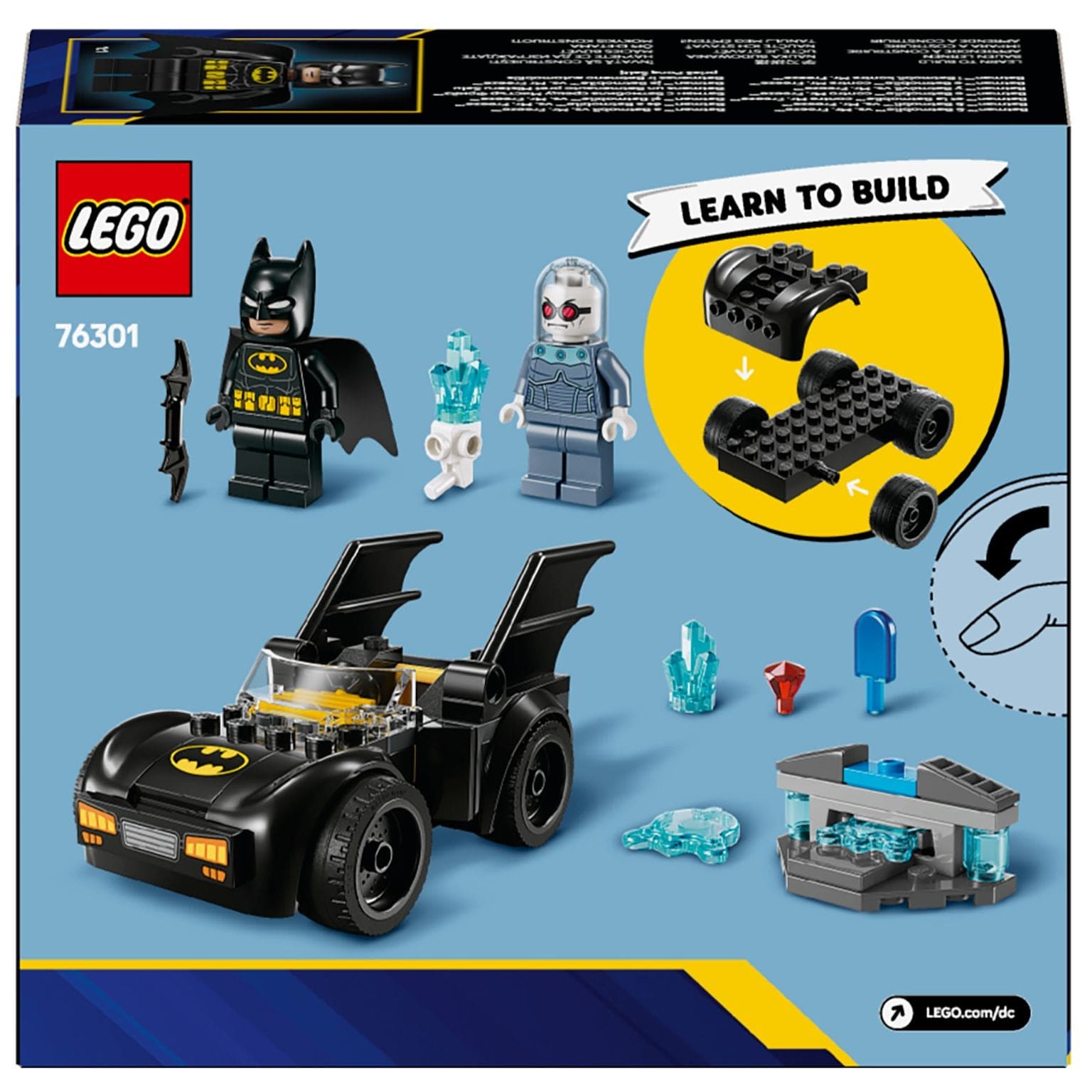 Apresentamos Lego Super Heroes Batman e Batmobile contra Mr. Freeze com o SKU 667630125 recomendado para + 4 anos