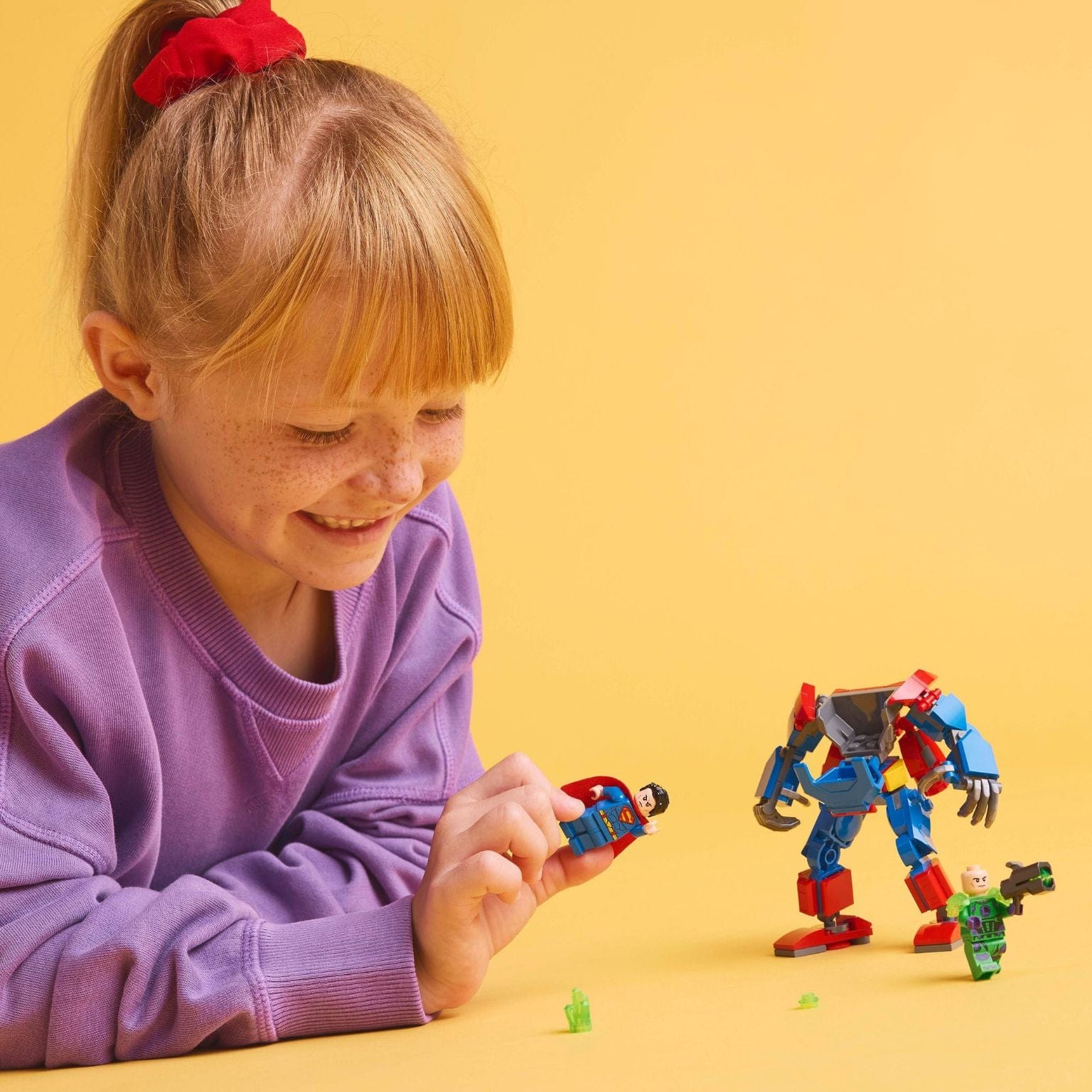 Apresentamos Lego Super Heroes Robô do Superman contra Lex Luthor com o SKU 667630225 recomendado para + 6 anos