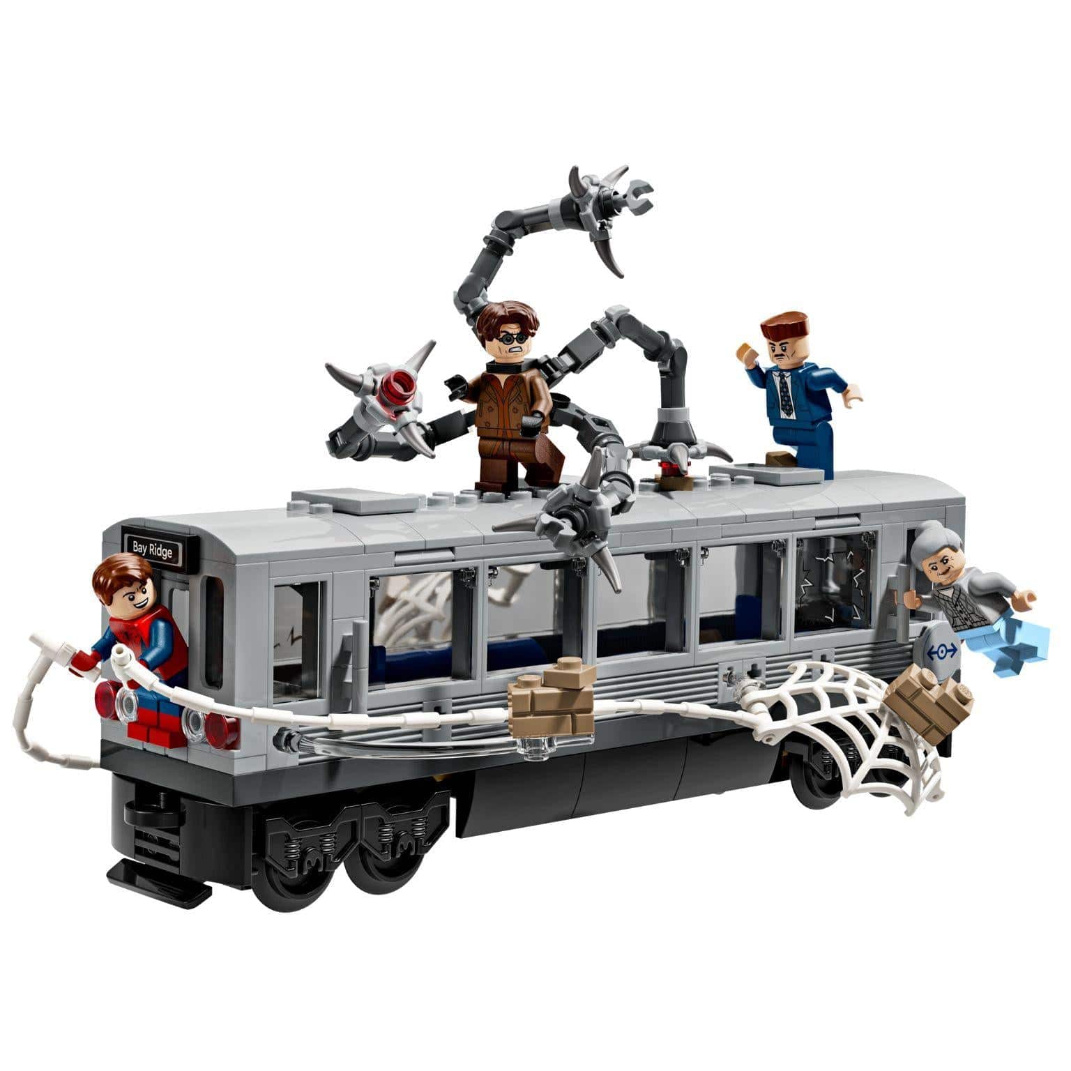 Apresentamos Lego Super Heroes- Spider-Man contra Dock Ock – Cena do Metro com o SKU 667632125 recomendado para + 9 anos