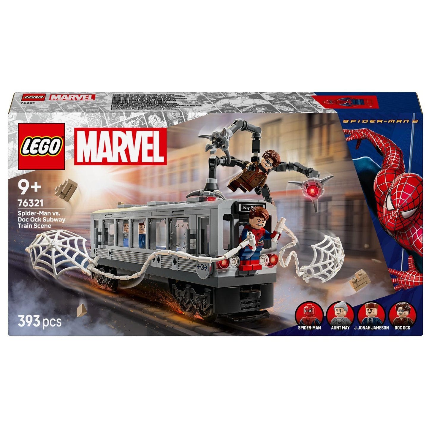Apresentamos Lego Super Heroes- Spider-Man contra Dock Ock – Cena do Metro com o SKU 667632125 recomendado para + 9 anos