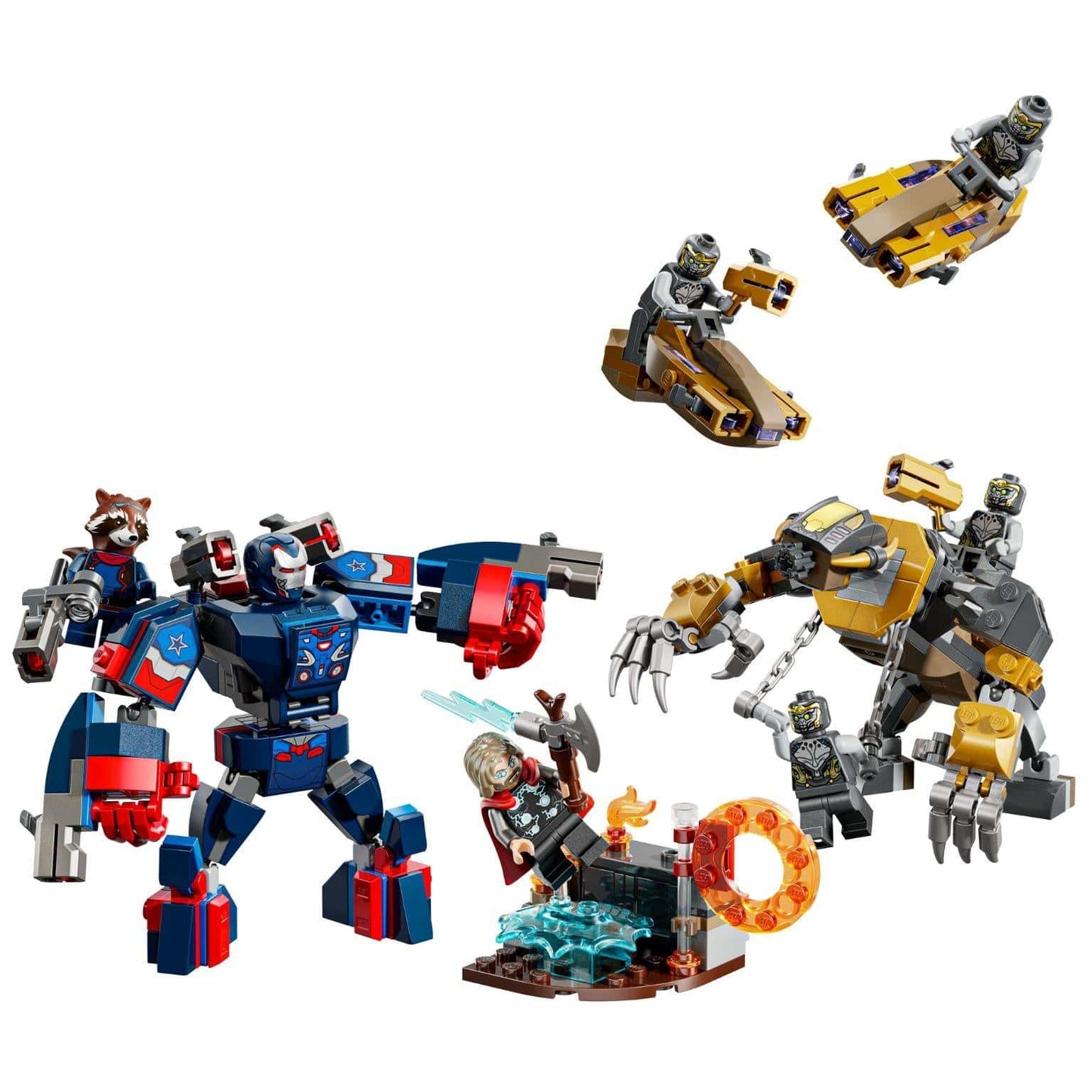 Apresentamos Lego Super Heroes- Vingadores: Endgame – Thor contra Chitauri com o SKU 667632225 recomendado para + 8 anos