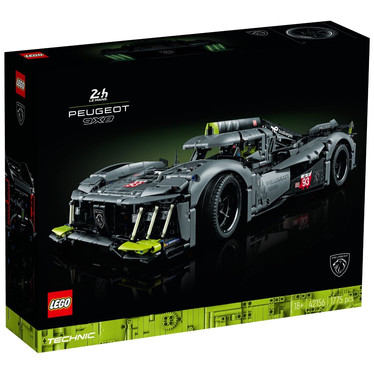 Apresentamos Lego Technic - Peugeot 9X8 24H Le Mans Hybrid Hypercar com o SKU 664215624 recomendado para + 14 anos