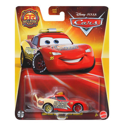 Cars Disney Lightning McQueen Race & Rescue na embalagem blister