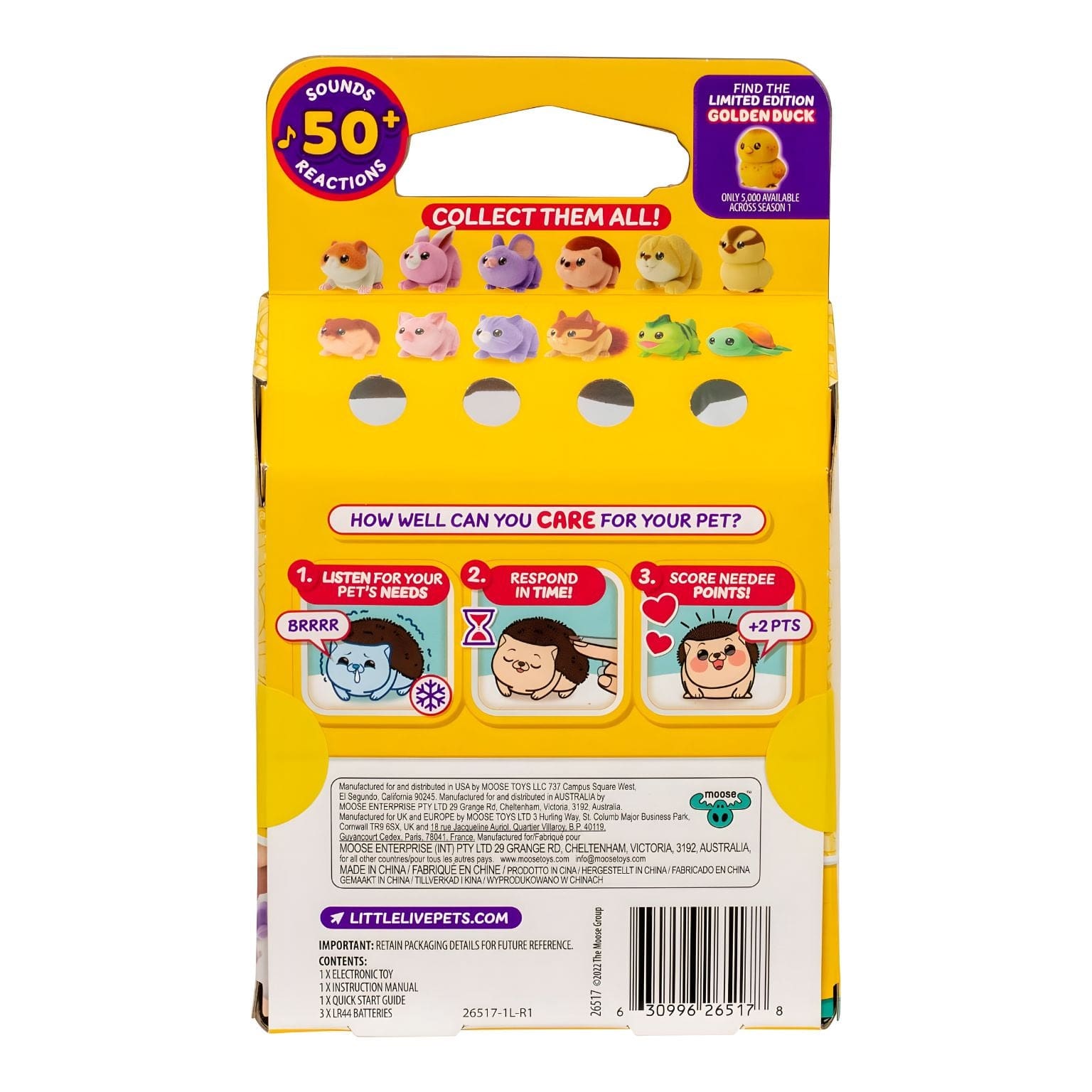 Apresentamos Little Live Pets Needees - Tartaruga com o SKU 647714525 recomendado para + 5 anos