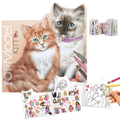 Livro de colorir Kitty