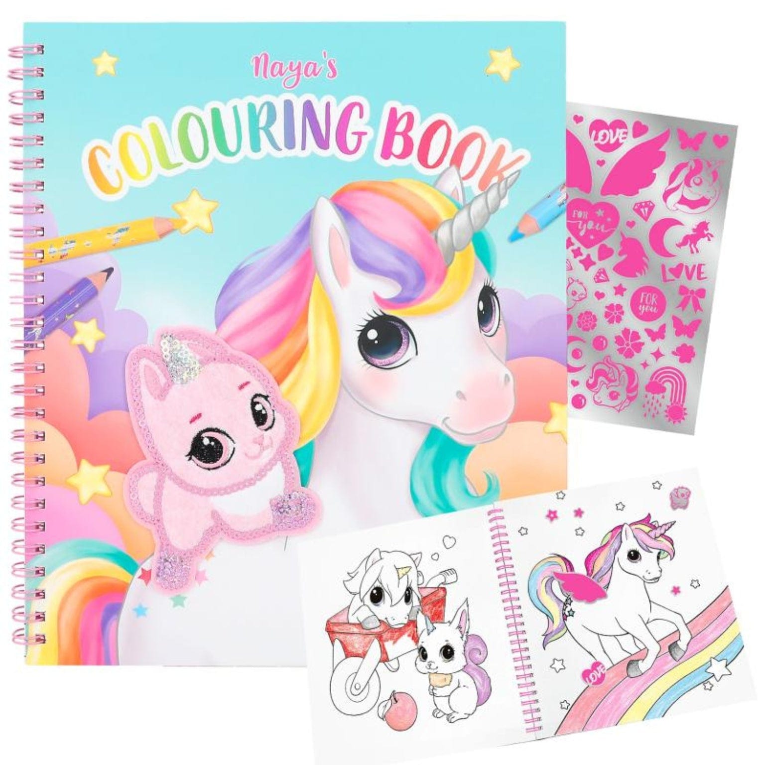 Apresentamos Livro de Colorir Unicórnio Ylvi com o SKU 251249224 recomendado para + 5 anos