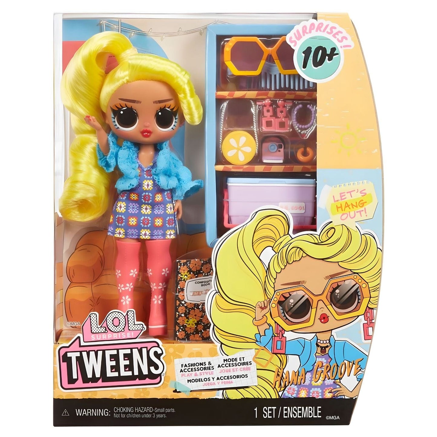 Apresentamos L.O.L. Surprise Tweens - Hana Groove com o SKU 779165824 recomendado para + 3 anos