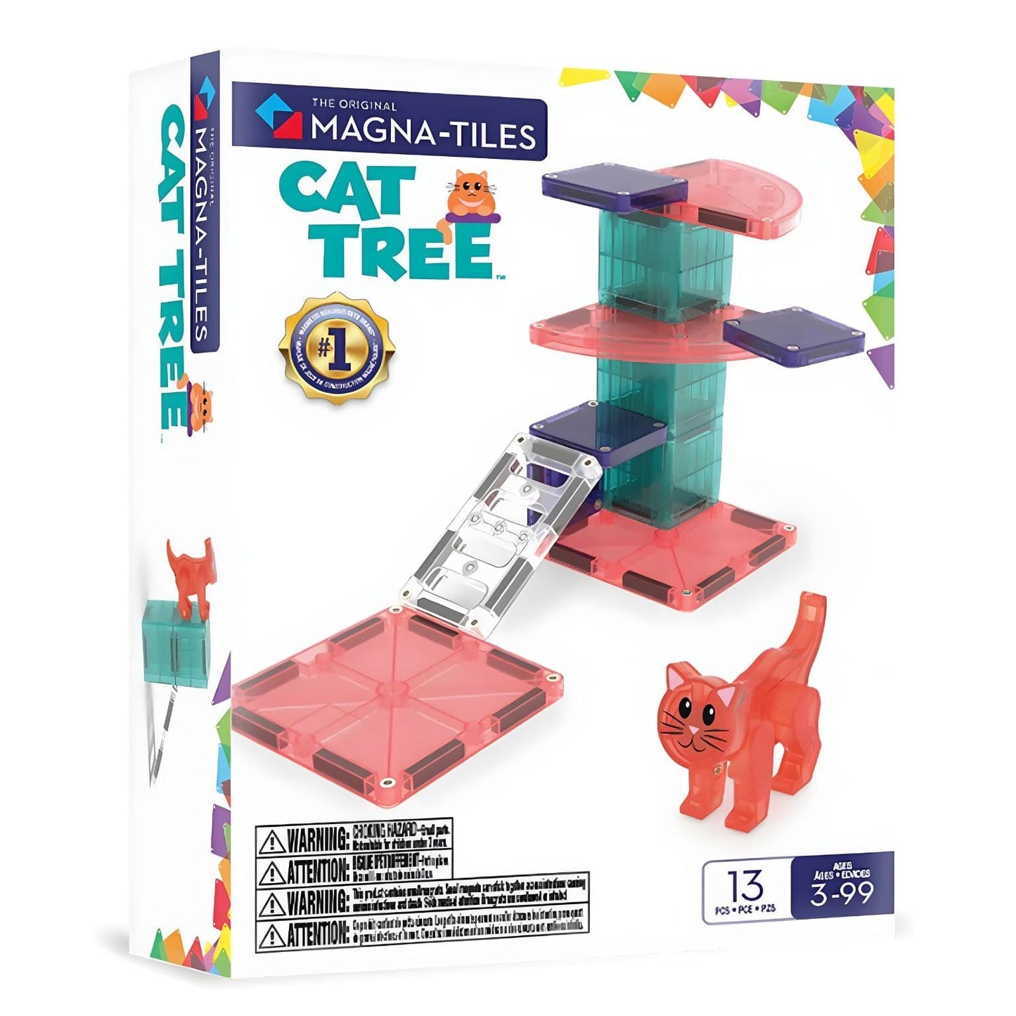 Apresentamos Magna-Tiles Cat Tree com o SKU 771765725 recomendado para + 3 anos