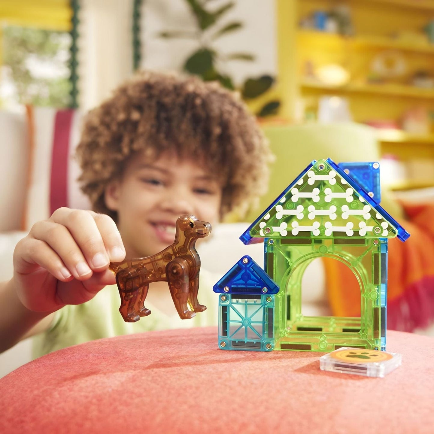 Apresentamos Magna-Tiles Dog House com o SKU 771765625 recomendado para + 3 anos