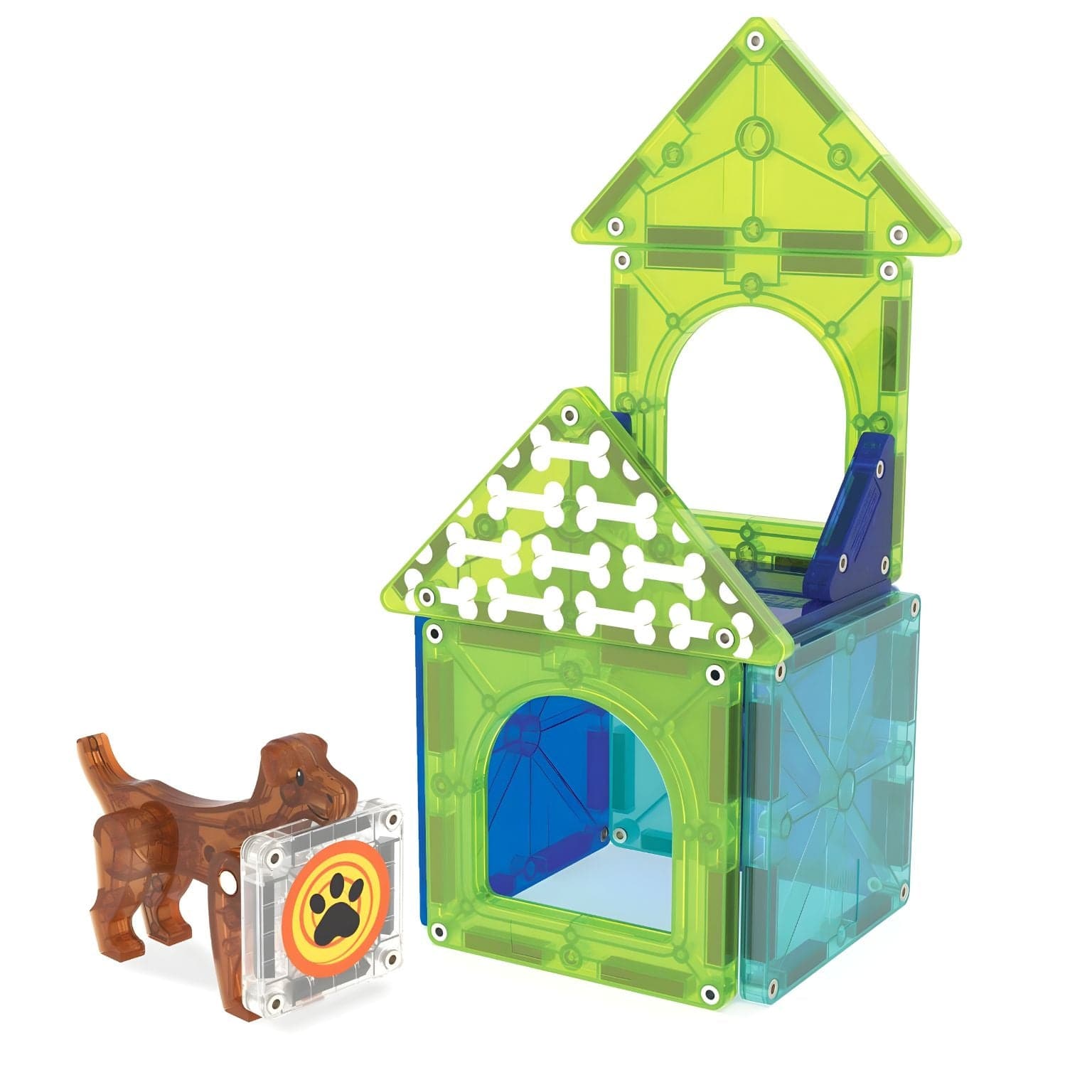 Apresentamos Magna-Tiles Dog House com o SKU 771765625 recomendado para + 3 anos