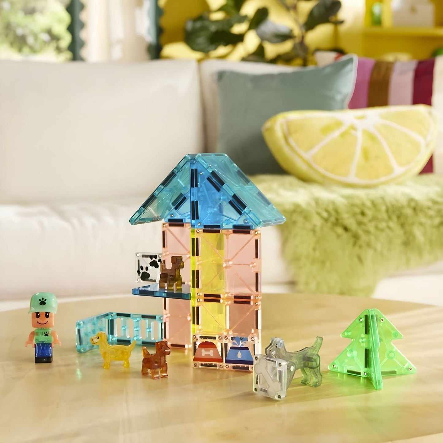 Apresentamos Magna-Tiles Puppy Park com o SKU 771765025 recomendado para + 3 anos