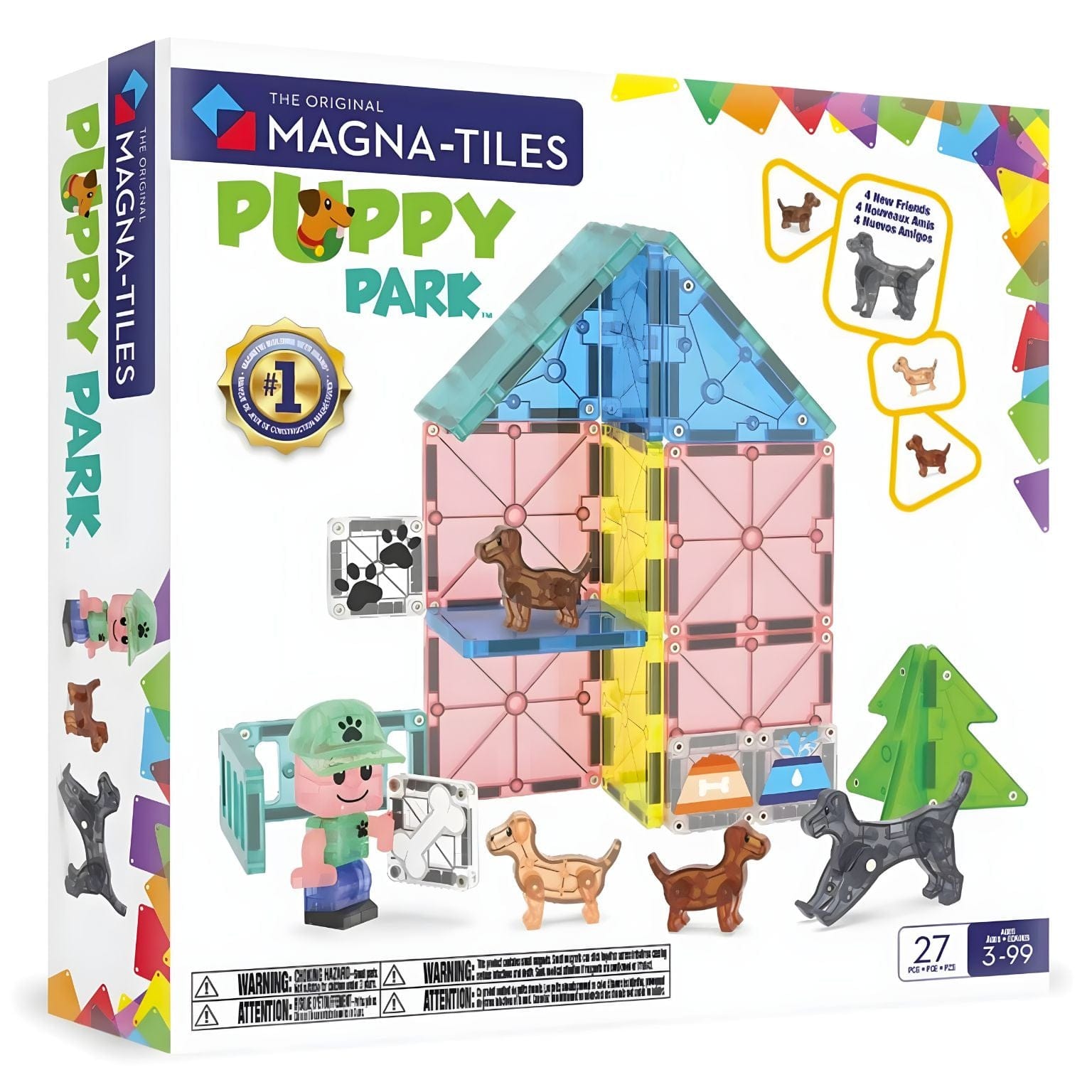 Apresentamos Magna-Tiles Puppy Park com o SKU 771765025 recomendado para + 3 anos