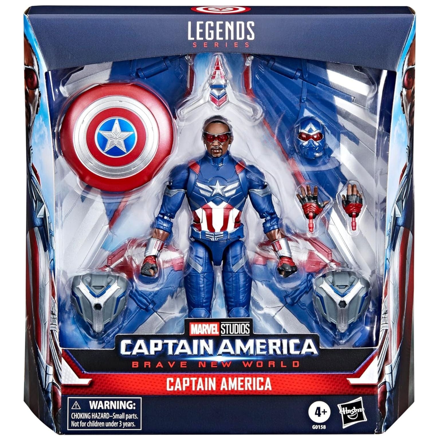 Apresentamos Marvel Legends Capitão América com o SKU 860158525 recomendado para + 4 anos