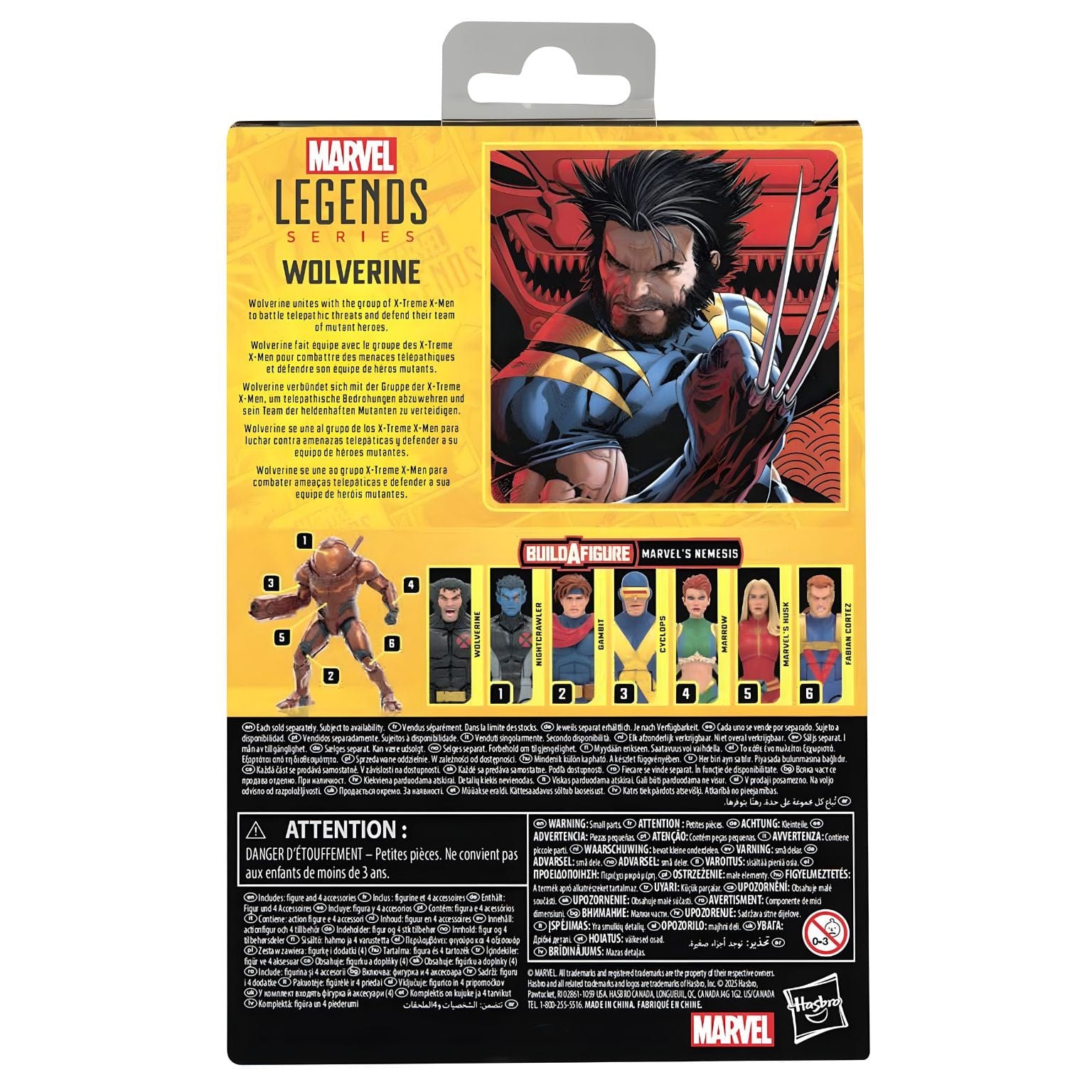 Apresentamos Marvel - Legends Series X-Treme X-Men Wolverine com o SKU 860792525 recomendado para + 4 anos