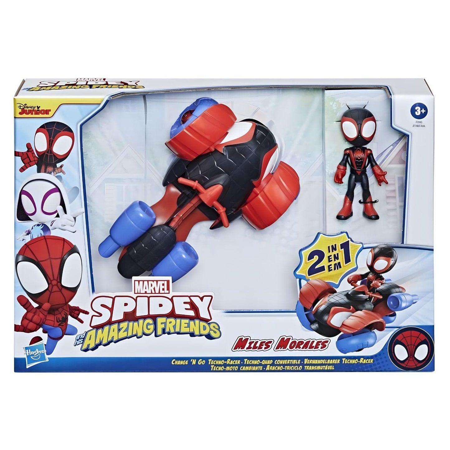 Apresentamos Marvel Spidey and His Amazing Friends - Miles Morales com Aracno Triciclo com o SKU 856044922 recomendado para + 3 anos
