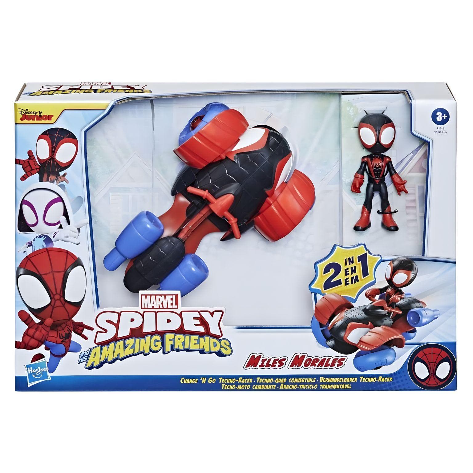 Apresentamos Marvel Spidey and His Amazing Friends - Miles Morales com Aracno Triciclo com o SKU 856044922 recomendado para + 3 anos