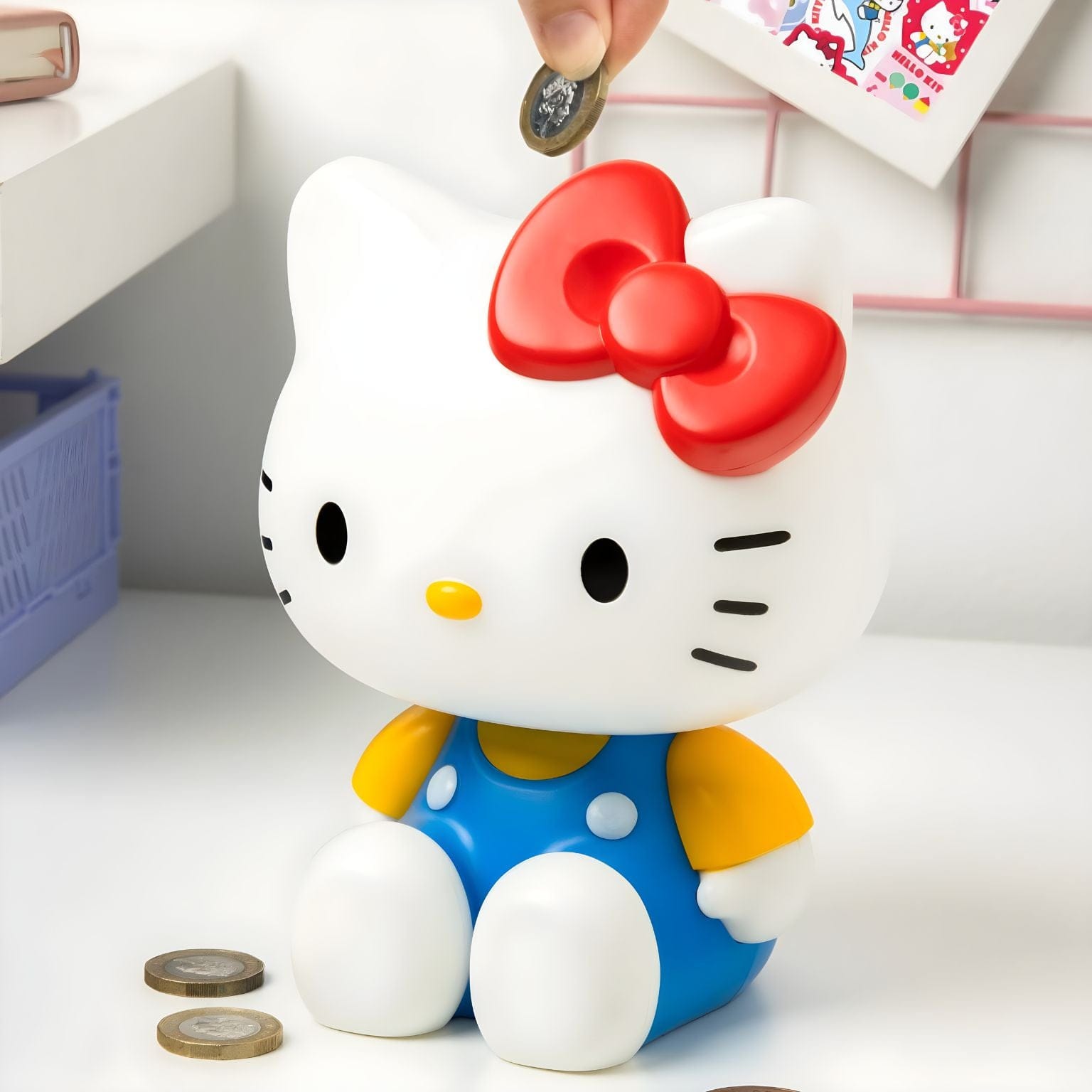 Apresentamos Mealheiro Hello Kitty com o SKU 235463625 recomendado para + 4 anos