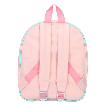 Costas da Mochila 3D Disney Stitch com alças rosa