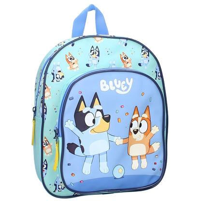 Mochila Bluey Best Friends vista de três quartos