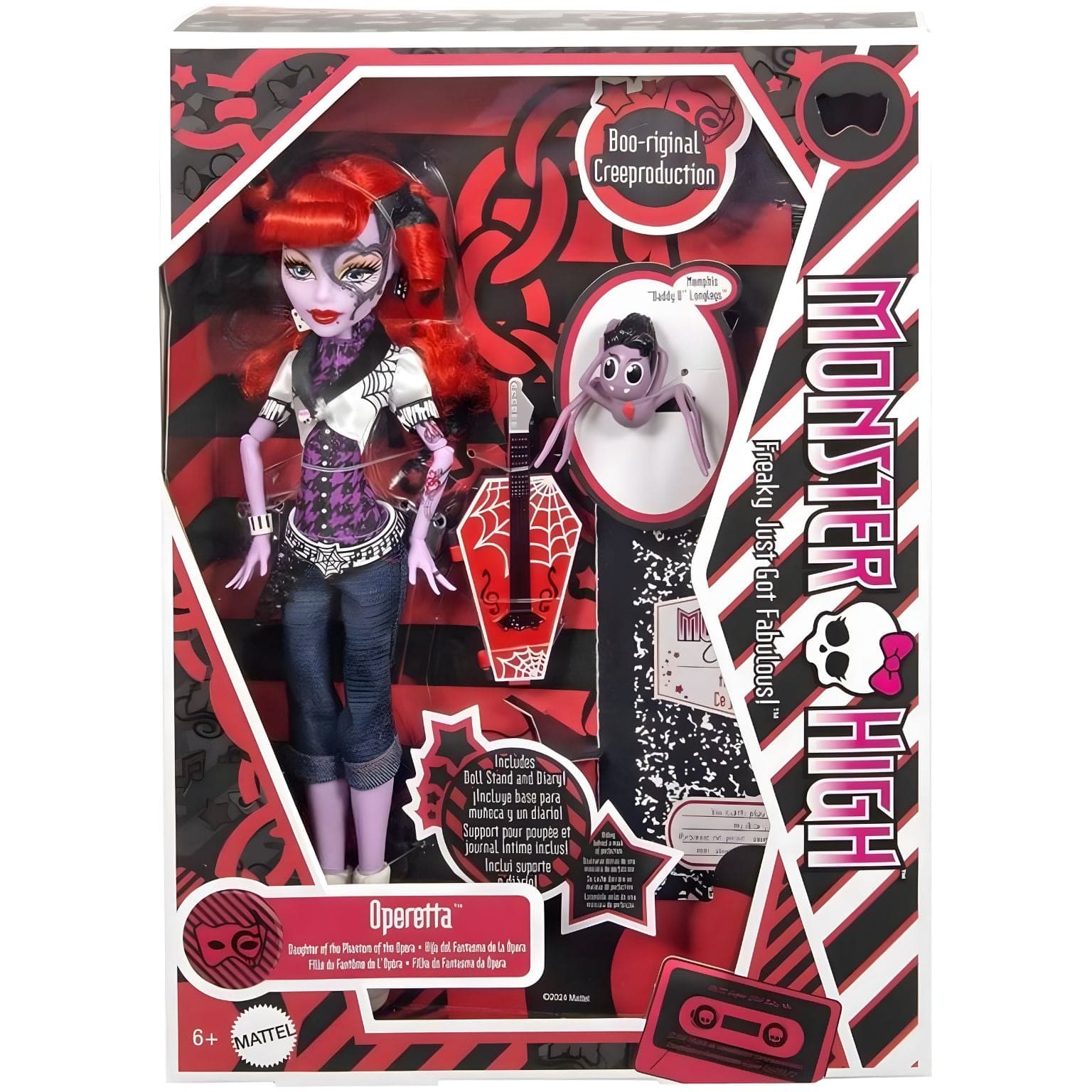 Apresentamos Monster High Boo-riginal Operetta com o SKU 232566025 recomendado para + 6 anos