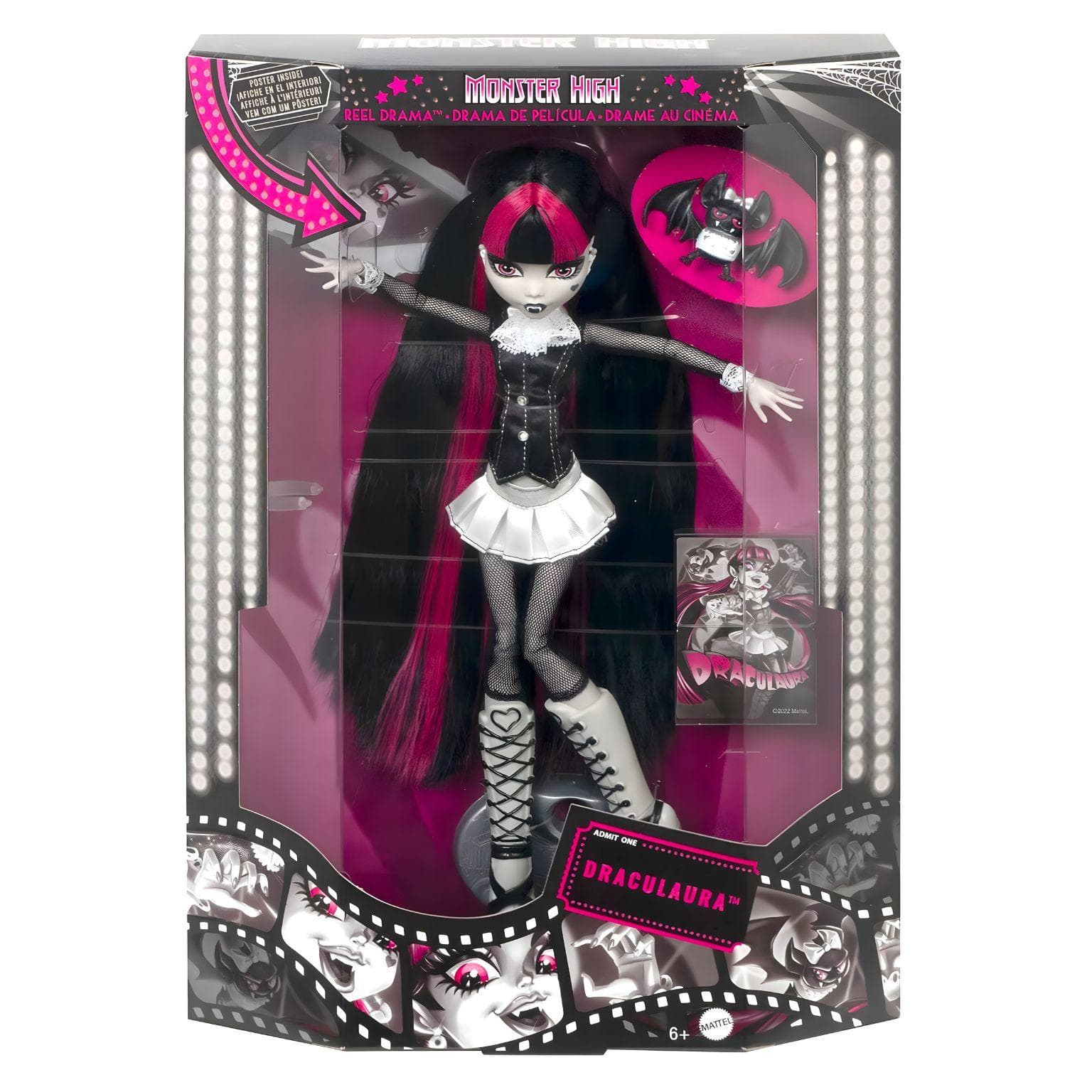 Apresentamos Monster High Real Drama - Draculaura com o SKU 771048125 recomendado para + 6 anos