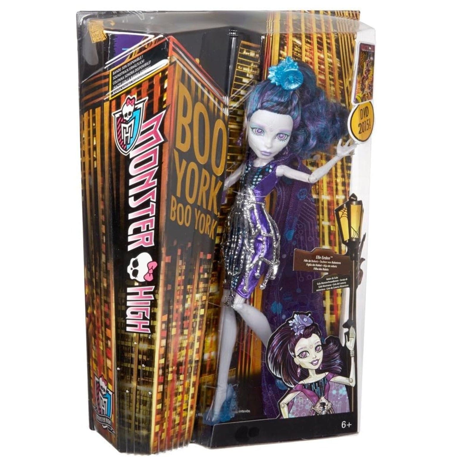 Apresentamos Monster High Boo York, Boo York Elle Eedee com o SKU 550118321 recomendado para + 6 anos