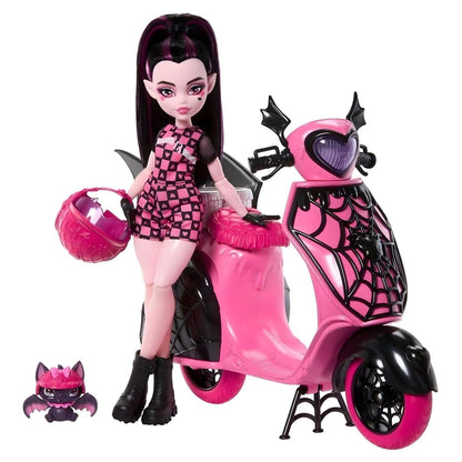 Monster High - Draculaura com Scooter