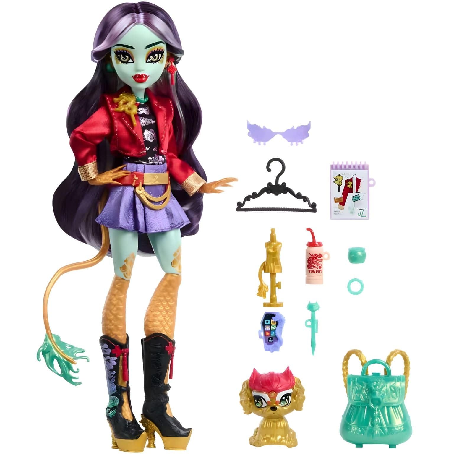 Apresentamos Monster High Jinafire Long com o SKU 775631025 recomendado para + 4 anos