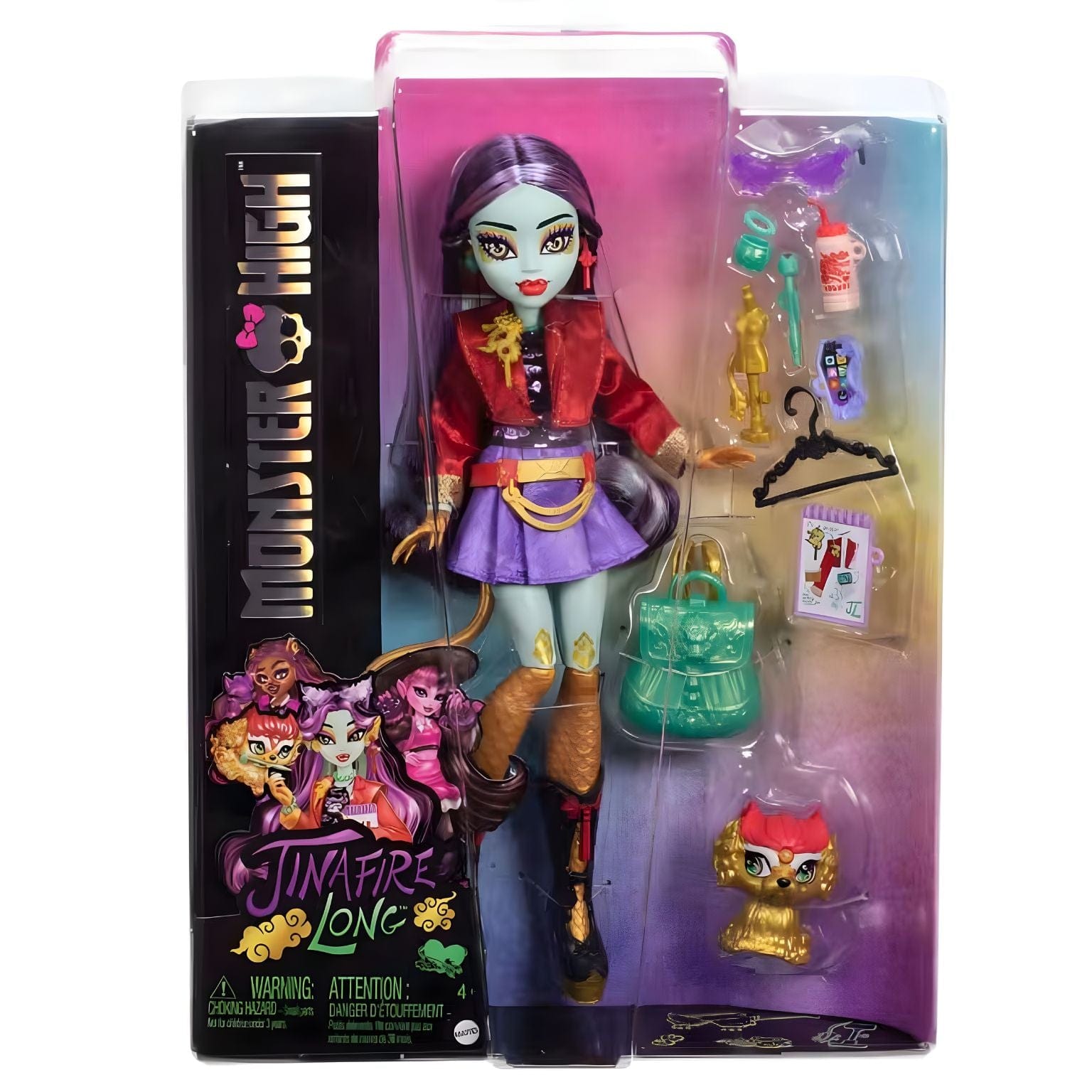 Apresentamos Monster High Jinafire Long com o SKU 775631025 recomendado para + 4 anos