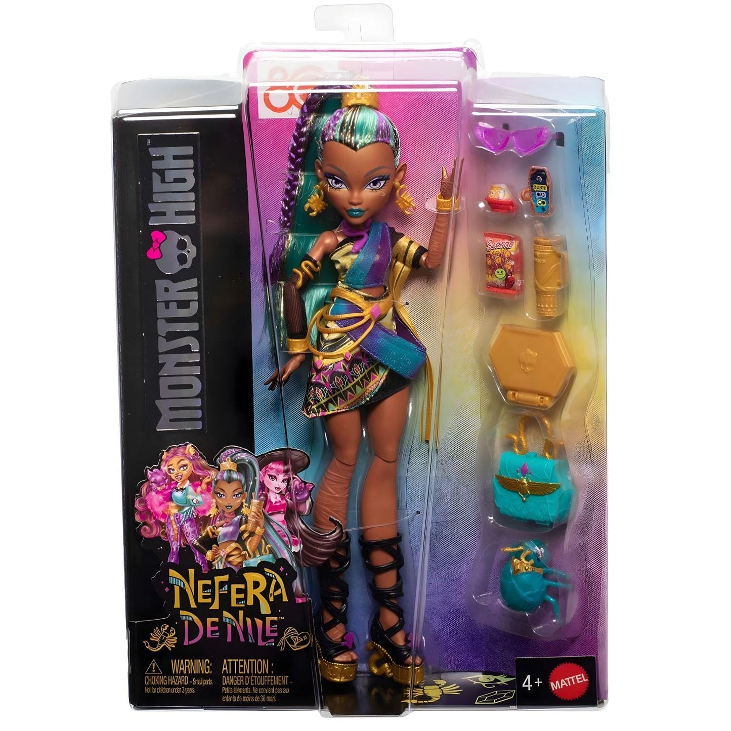 Apresentamos Monster High Nefera de Nile com o SKU 772887425 recomendado para + 4 anos