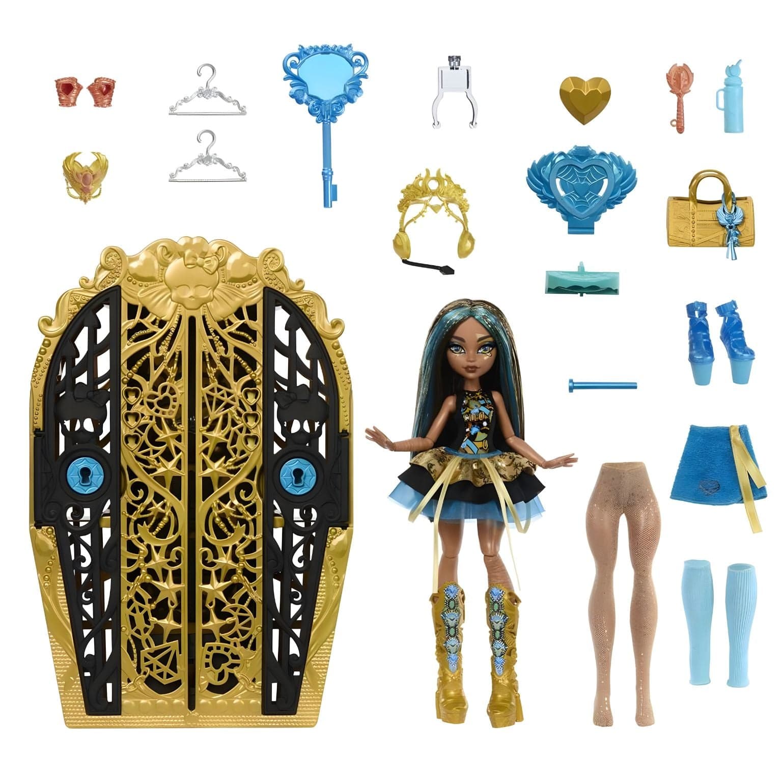 Apresentamos Monster High Segredos Tumulares - Cleo de Nile com o SKU 773069324 recomendado para + 4 anos