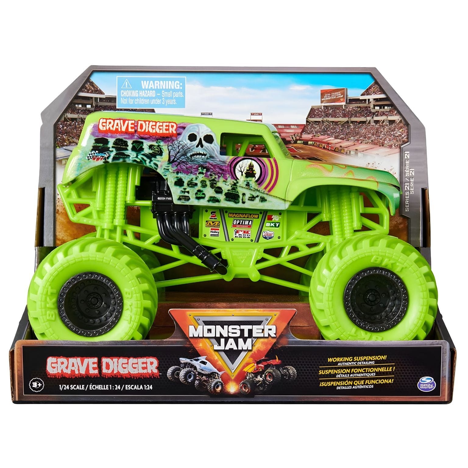 Apresentamos Monster Jam - Grave Digger com o SKU 770924124 recomendado para + 3 anos