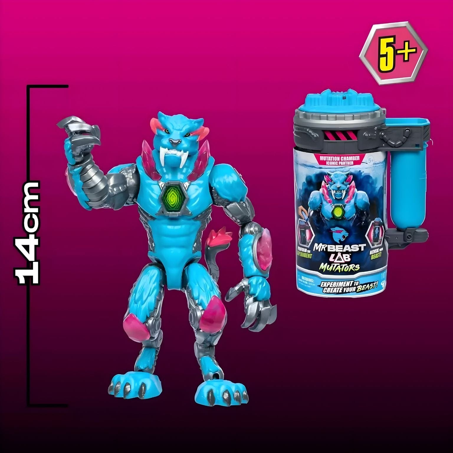 Apresentamos Mr. Beast Lab Iconic Panther com o SKU 232471725 recomendado para + 5 anos