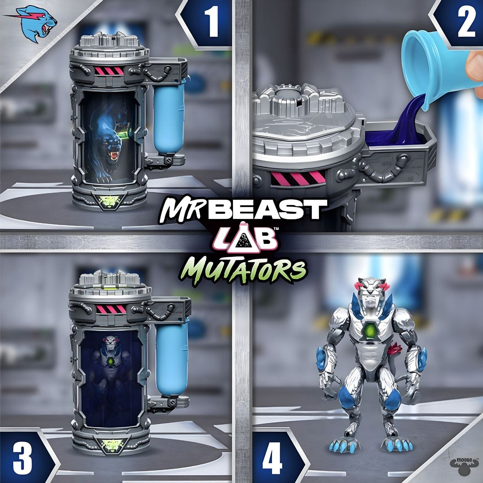 Apresentamos Mr. Beast Lab Metallic Panther com o SKU 232471825 recomendado para + 5 anos
