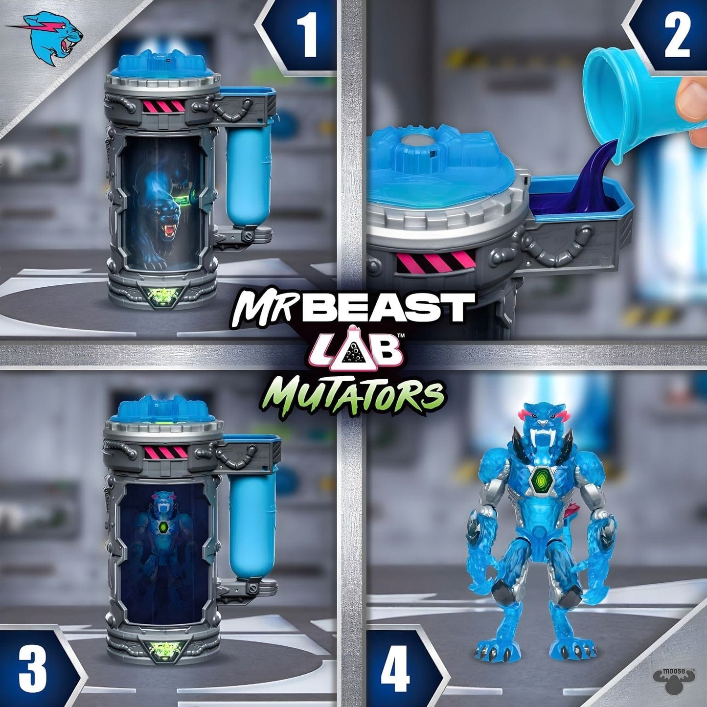 Apresentamos Mr. Beast Lab Stealth Panther com o SKU 232471925 recomendado para + 5 anos