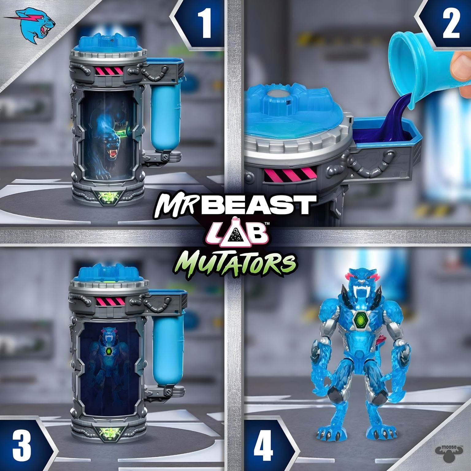 Apresentamos Mr. Beast Lab Stealth Panther com o SKU 232471925 recomendado para + 5 anos