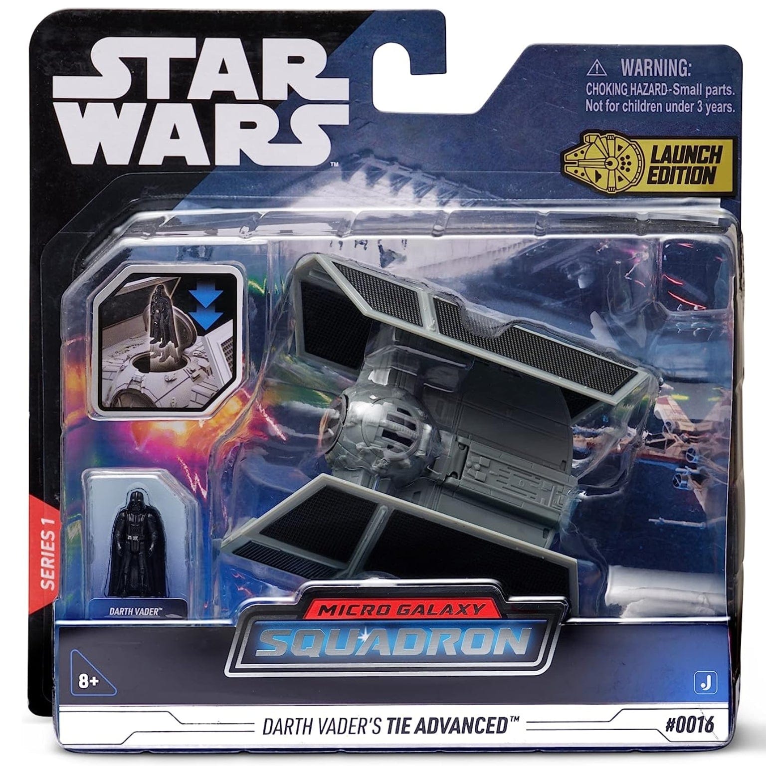 Apresentamos Nave Star Wars - Darth Vader’S TIE Advanced com o SKU 230001624 recomendado para + 8 anos
