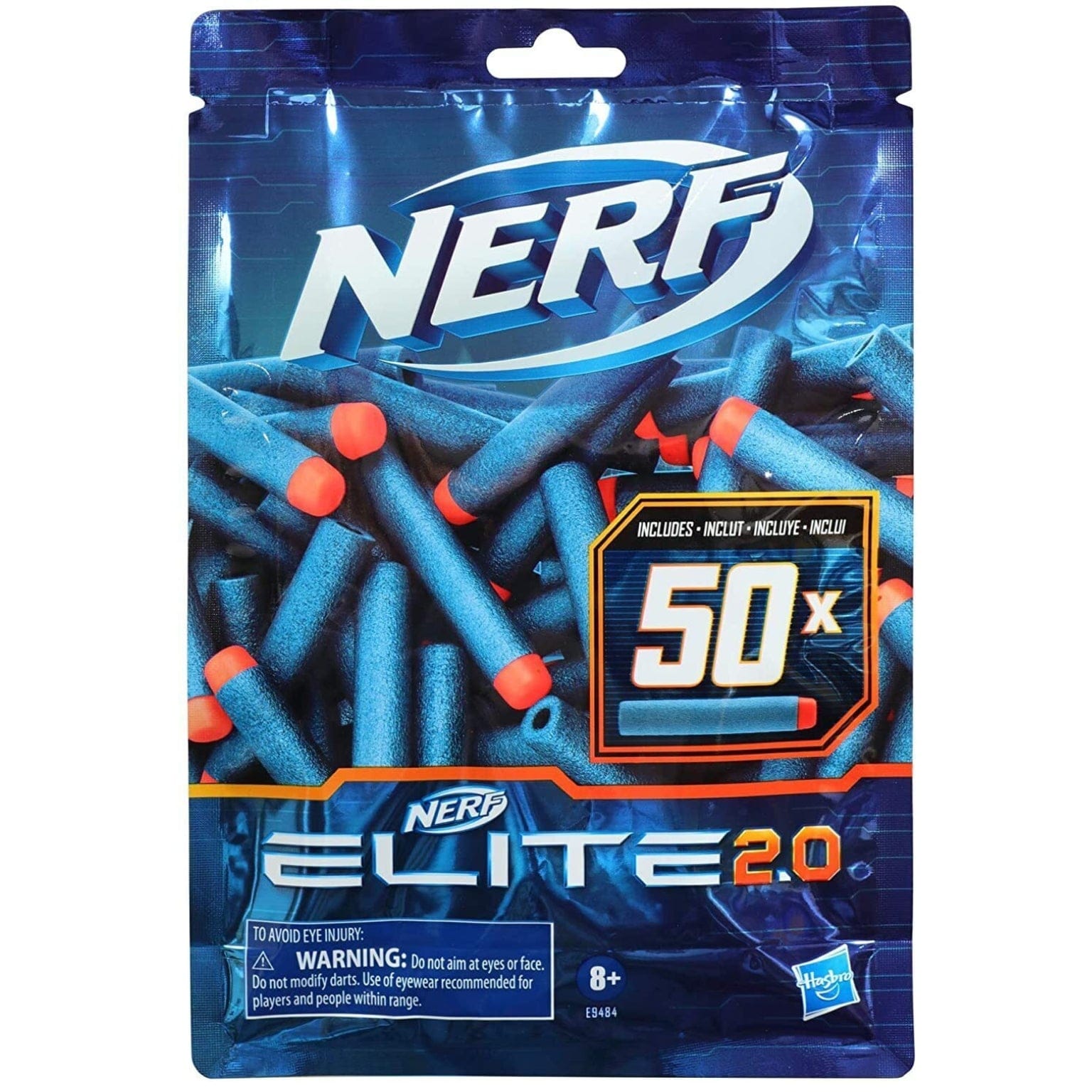 Apresentamos NERF Elite 2.0 Set de 50 Dardos com o SKU 90948424 recomendado para + 8 anos