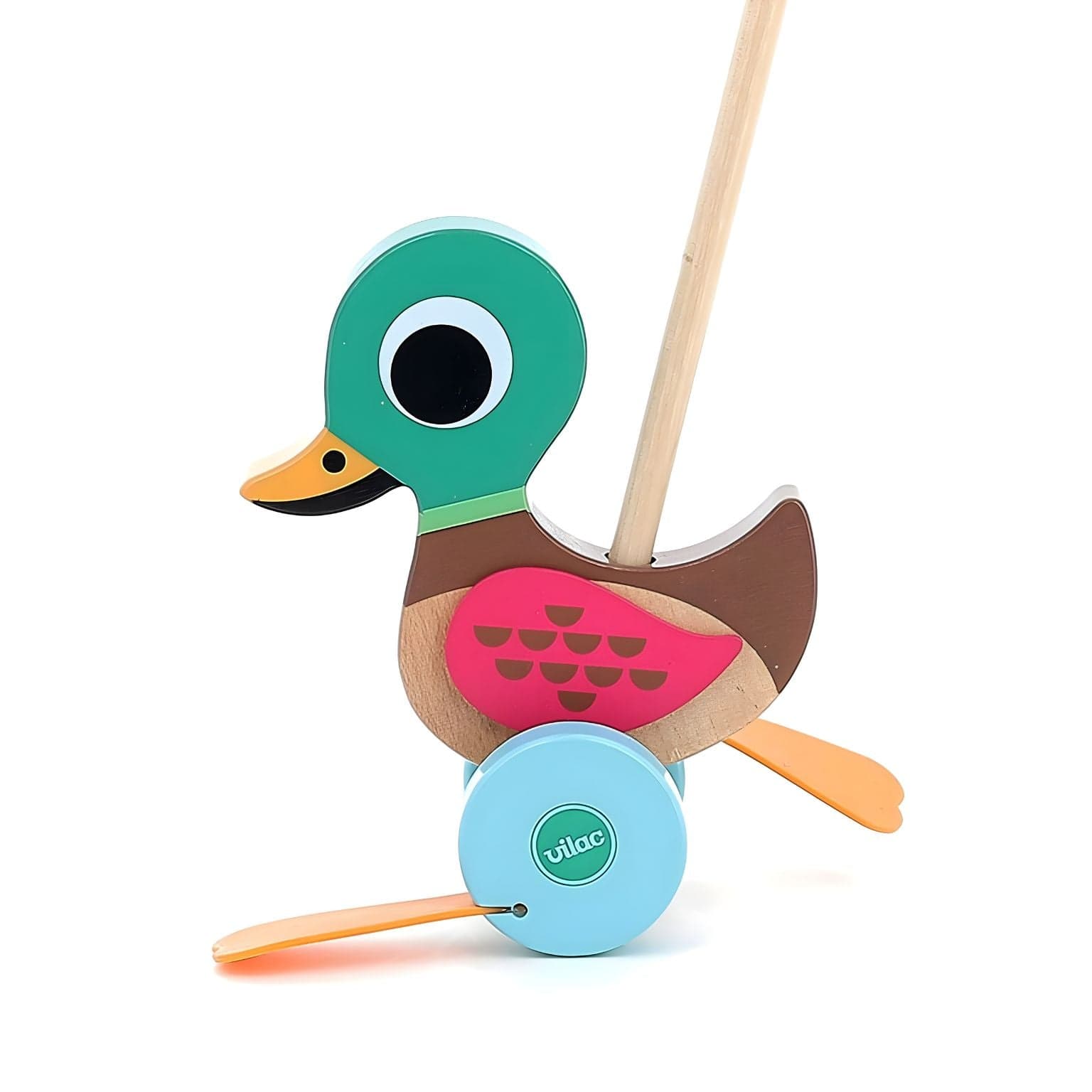 Apresentamos Pato de Empurrar com o SKU 26778524 recomendado para + 2 anos