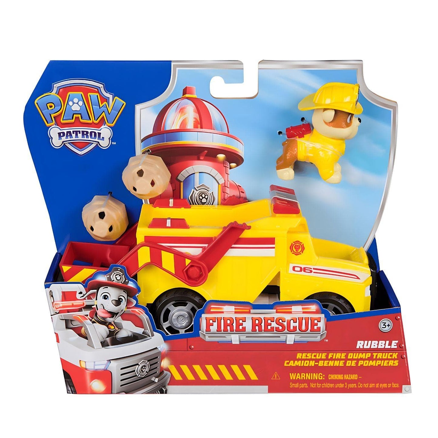 Apresentamos Patrulha Pata Fire Rescue - Rubble com o SKU 550615025 recomendado para + 3 anos
