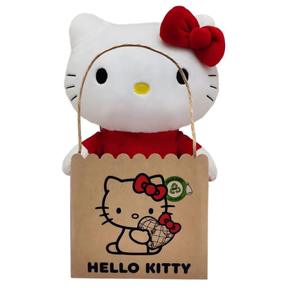 Peluche Hello Kitty com Vestido vermelho 24 cm