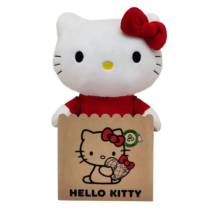 Peluche Hello Kitty com Vestido vermelho 24 cm
